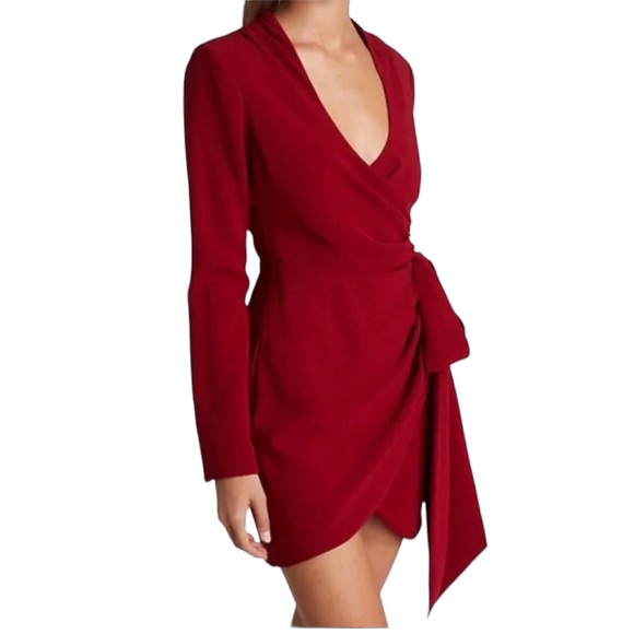 cinq a sept Dresses & Skirts - Cinq a Cept Sierra Mini Dress Cranberry Size 4